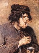 Adriaen Brouwer The Bitter Draught oil on canvas